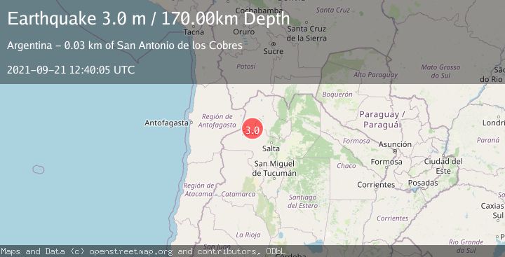 Map of JUJUY, ARGENTINA