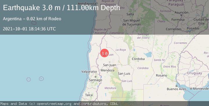 Map of SAN JUAN, ARGENTINA