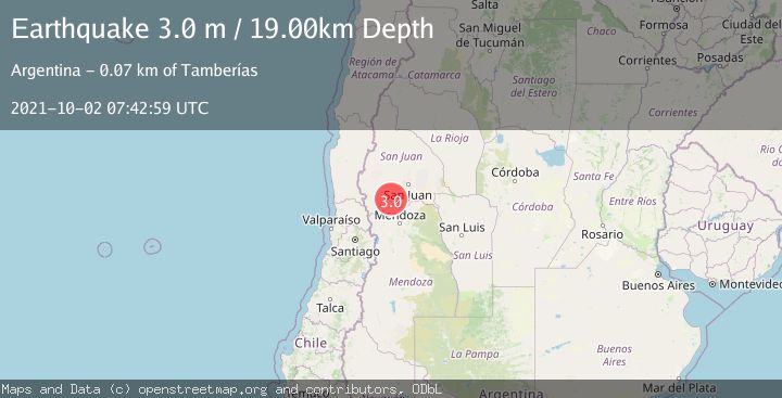 Map of MENDOZA, ARGENTINA