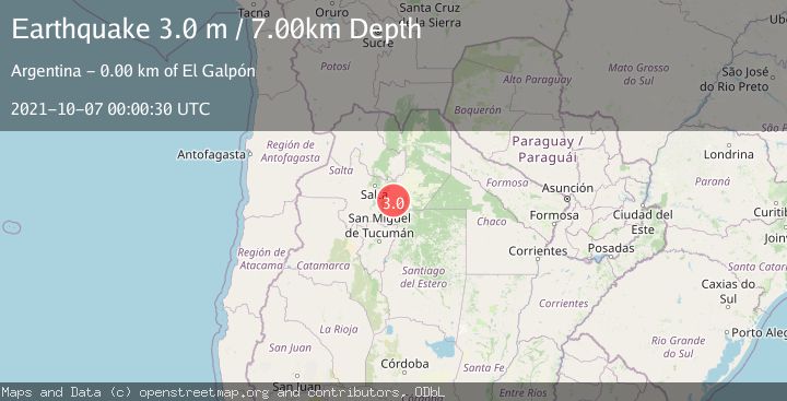 Map of SALTA, ARGENTINA