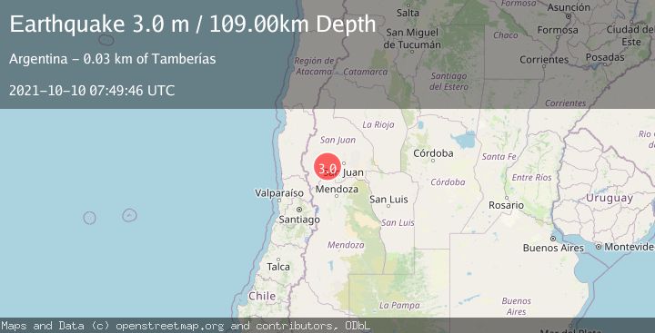 Map of SAN JUAN, ARGENTINA
