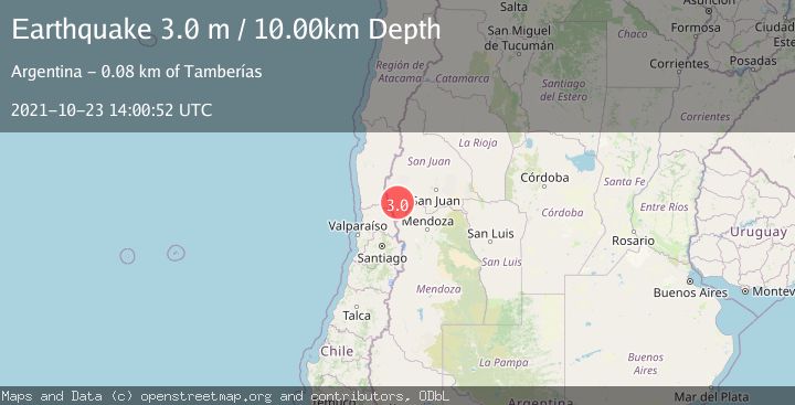 Map of SAN JUAN, ARGENTINA