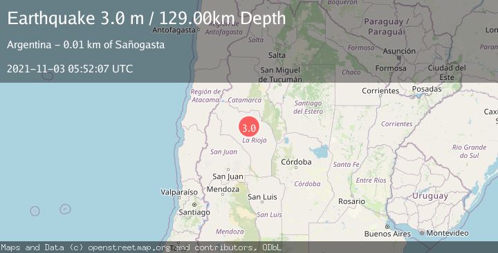 Map of LA RIOJA, ARGENTINA