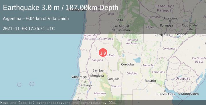 Map of LA RIOJA, ARGENTINA