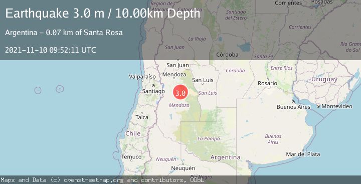 Map of MENDOZA, ARGENTINA