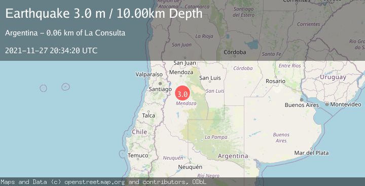 Map of MENDOZA, ARGENTINA