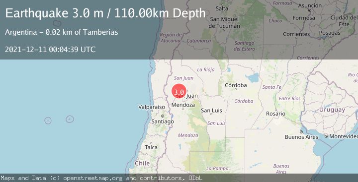 Map of SAN JUAN, ARGENTINA