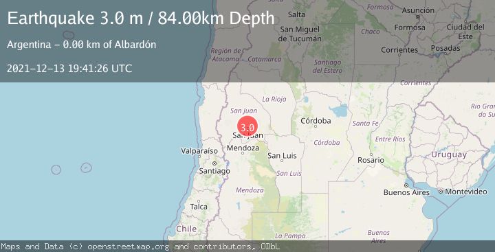 Map of SAN JUAN, ARGENTINA