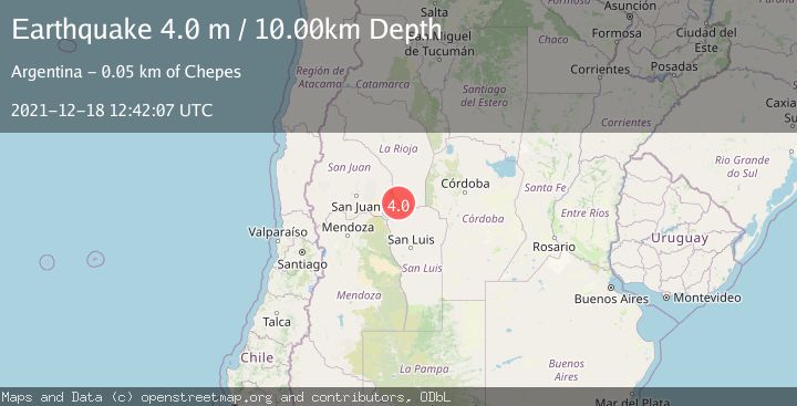 Map of SAN JUAN, ARGENTINA