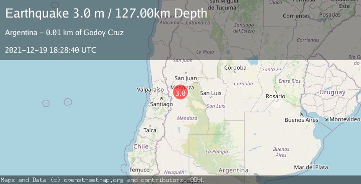 Map of MENDOZA, ARGENTINA