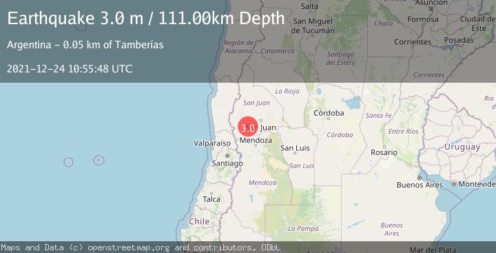 Map of SAN JUAN, ARGENTINA