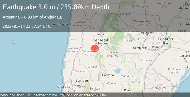 Map of CATAMARCA, ARGENTINA