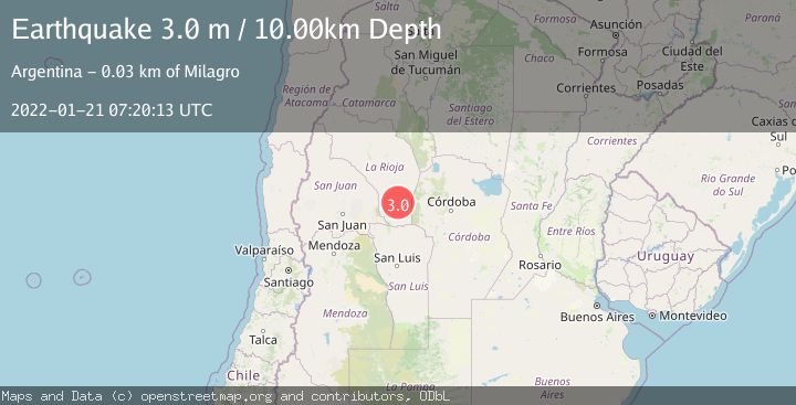 Map of LA RIOJA, ARGENTINA