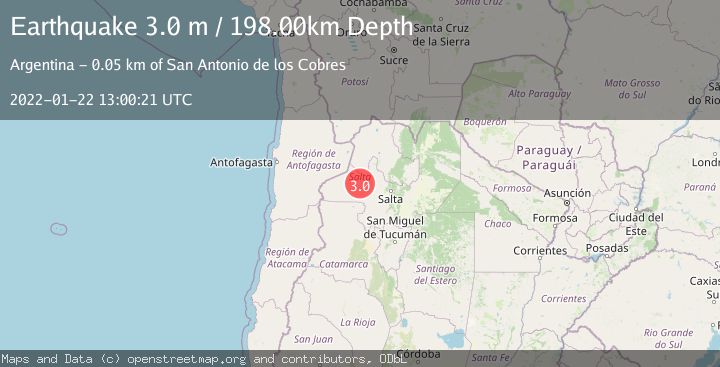 Map of SALTA, ARGENTINA