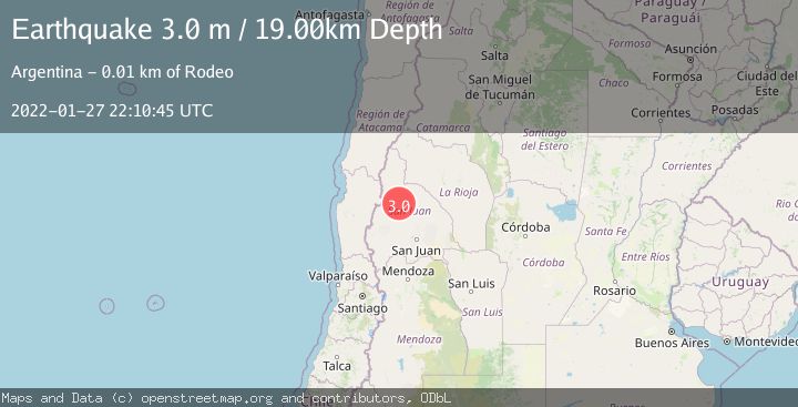 Map of SAN JUAN, ARGENTINA