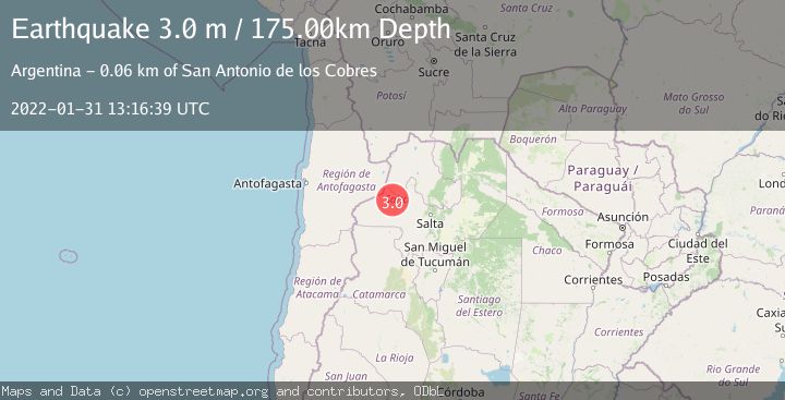 Map of SALTA, ARGENTINA