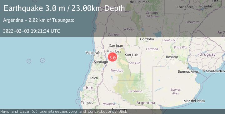 Map of MENDOZA, ARGENTINA