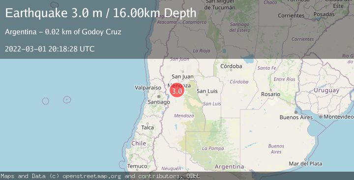 Map of MENDOZA, ARGENTINA
