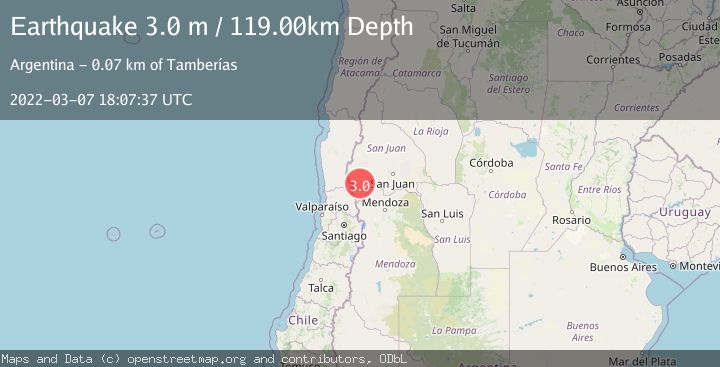 Map of SAN JUAN, ARGENTINA