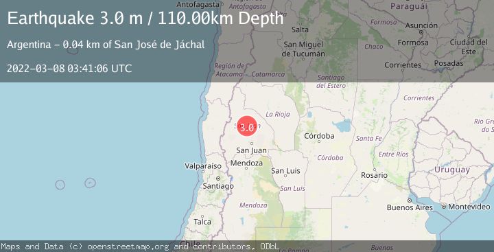 Map of SAN JUAN, ARGENTINA