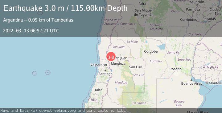 Map of SAN JUAN, ARGENTINA