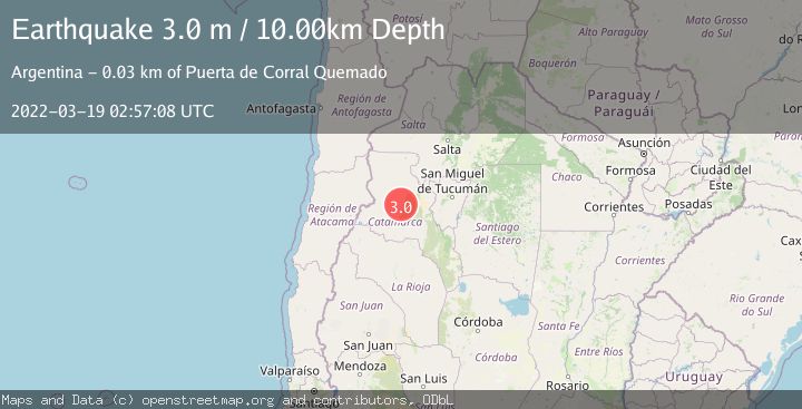 Map of CATAMARCA, ARGENTINA