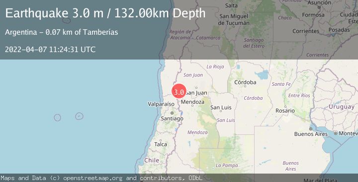 Map of SAN JUAN, ARGENTINA