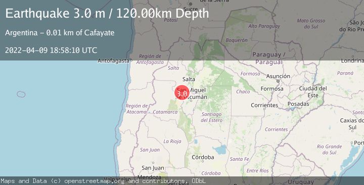 Map of SALTA, ARGENTINA
