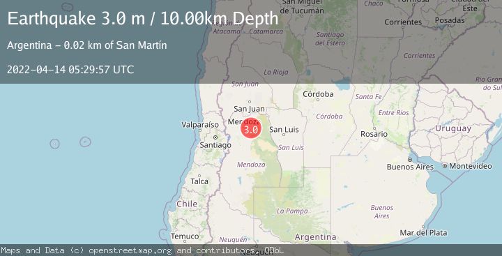 Map of MENDOZA, ARGENTINA