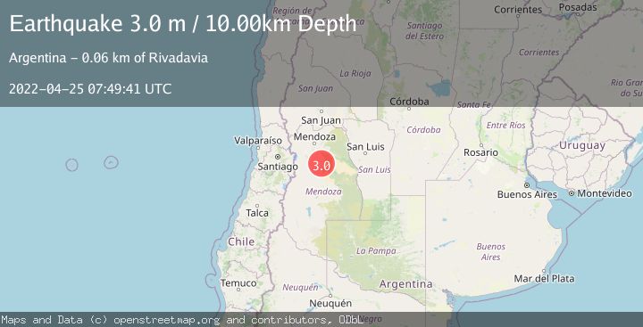 Map of MENDOZA, ARGENTINA