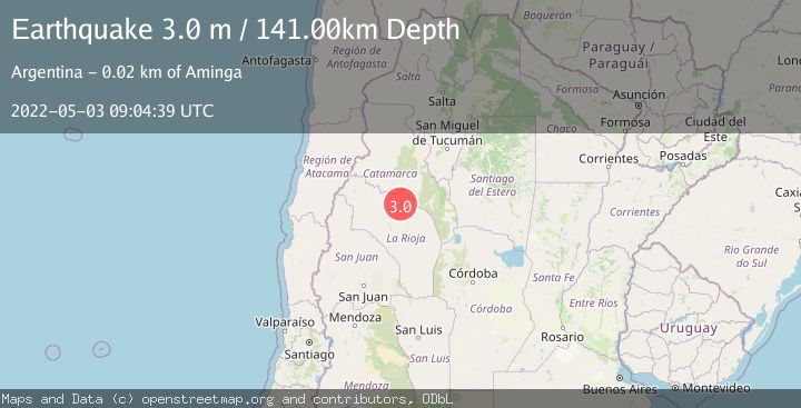 Map of LA RIOJA, ARGENTINA
