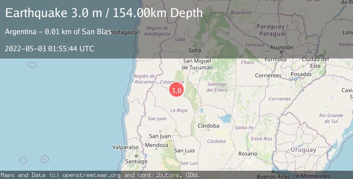 Map of LA RIOJA, ARGENTINA