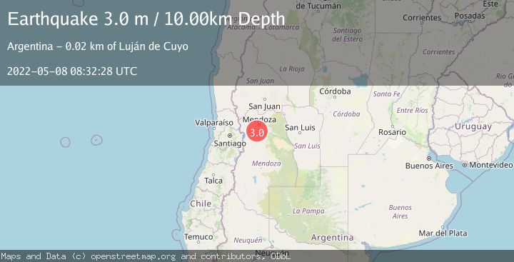 Map of MENDOZA, ARGENTINA