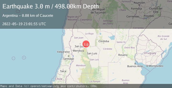Map of SAN JUAN, ARGENTINA