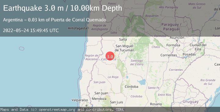 Map of CATAMARCA, ARGENTINA