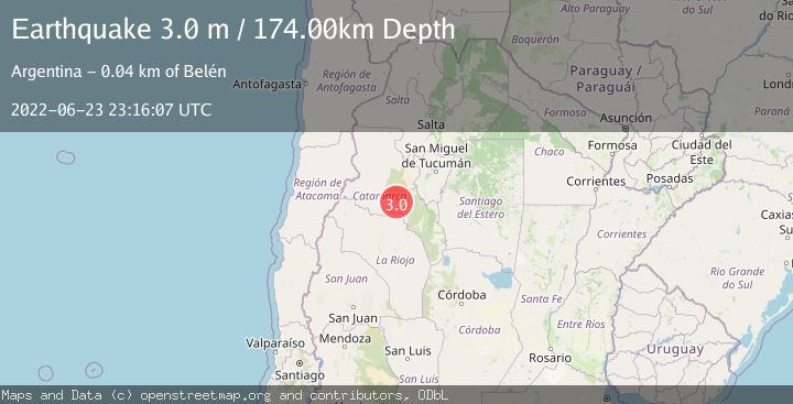Map of CATAMARCA, ARGENTINA