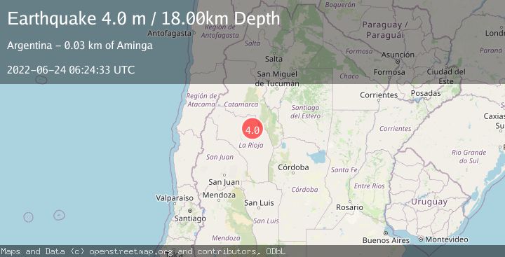 Map of LA RIOJA, ARGENTINA