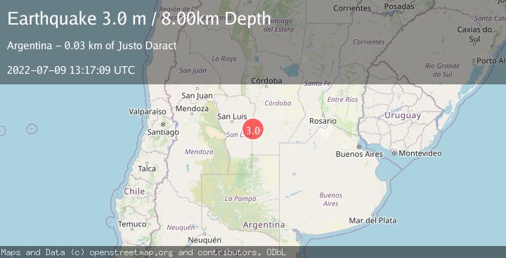 Map of CORDOBA, ARGENTINA