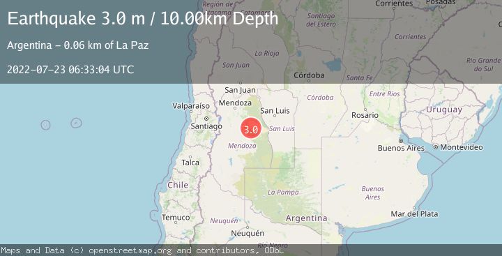 Map of MENDOZA, ARGENTINA