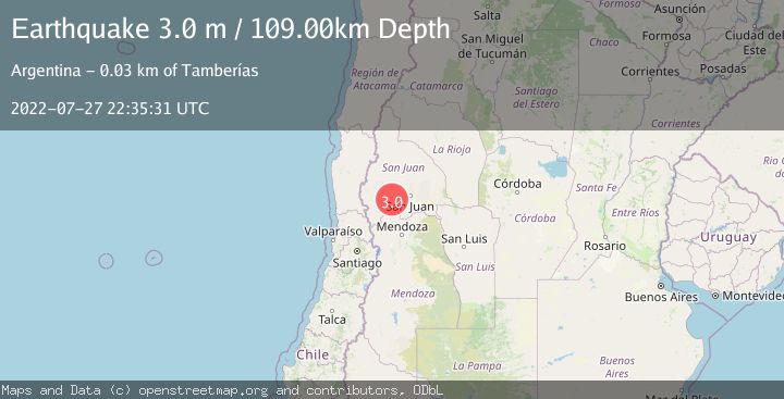 Map of SAN JUAN, ARGENTINA