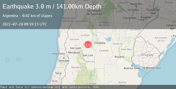Map of LA RIOJA, ARGENTINA