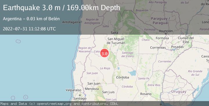 Map of CATAMARCA, ARGENTINA