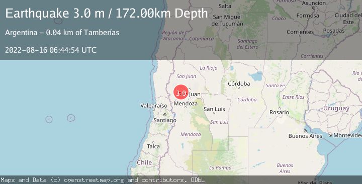 Map of SAN JUAN, ARGENTINA