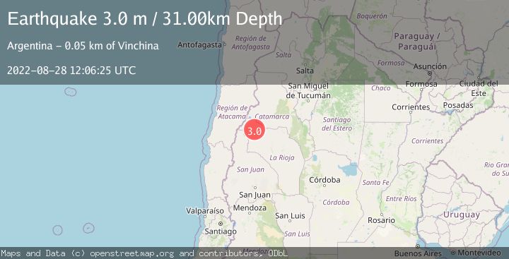 Map of LA RIOJA, ARGENTINA