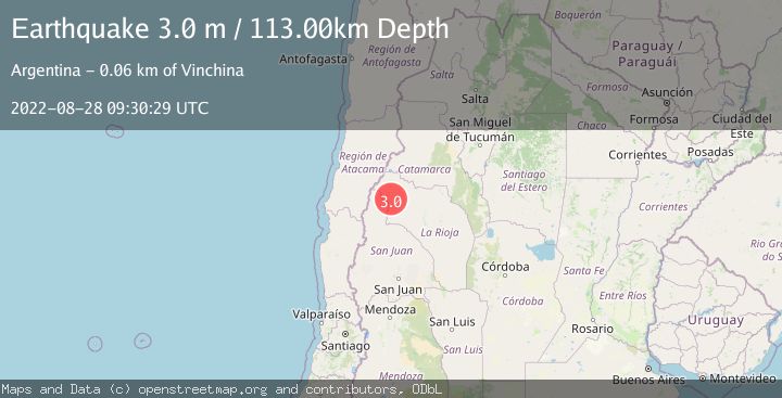 Map of LA RIOJA, ARGENTINA