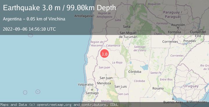Map of LA RIOJA, ARGENTINA