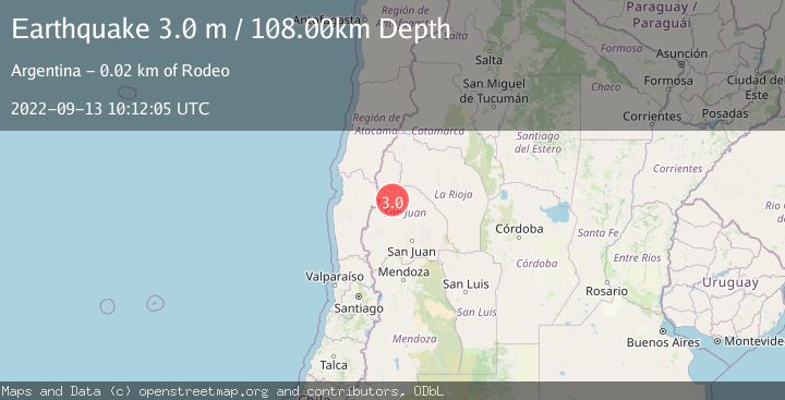 Map of SAN JUAN, ARGENTINA