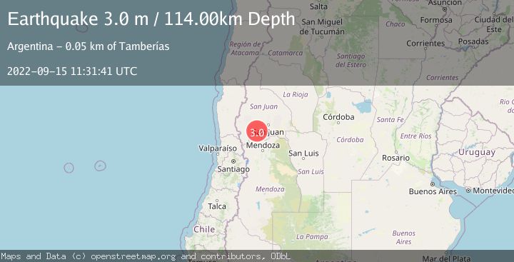 Map of SAN JUAN, ARGENTINA
