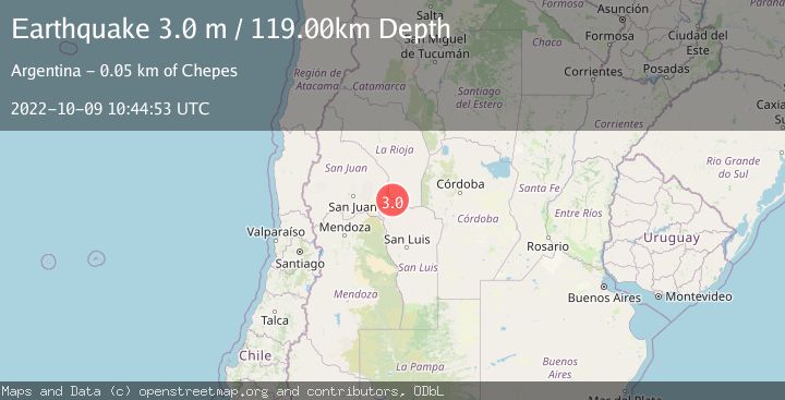 Map of SAN JUAN, ARGENTINA