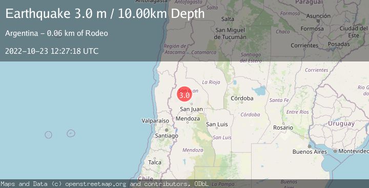 Map of SAN JUAN, ARGENTINA